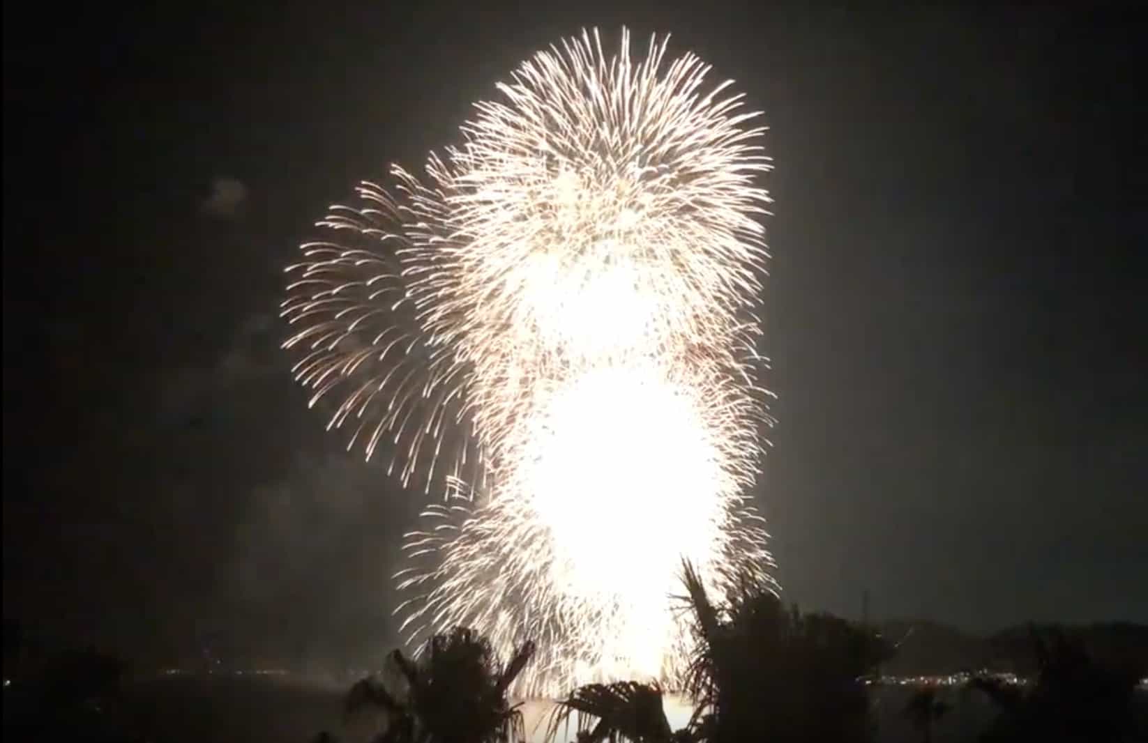 鎌倉花火大会2019の様子