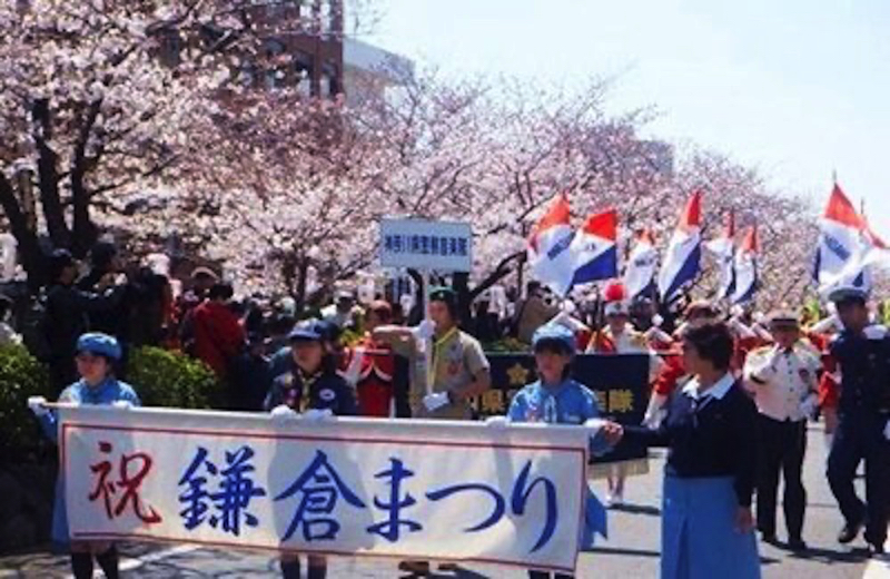 鎌倉祭りパレード画像