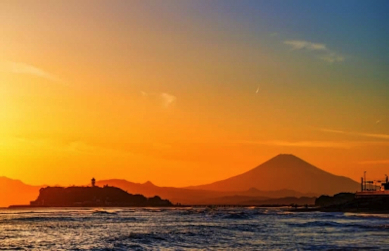 稲村ケ崎公園夕景