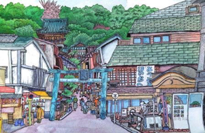 江の島弁財天仲見世通り