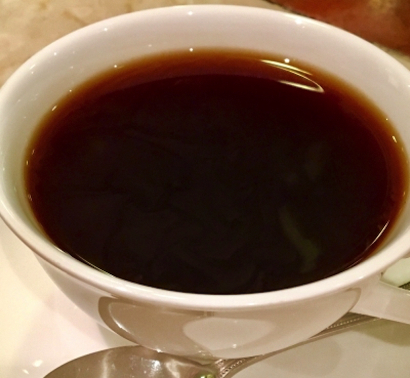 銀のすずのコーヒー