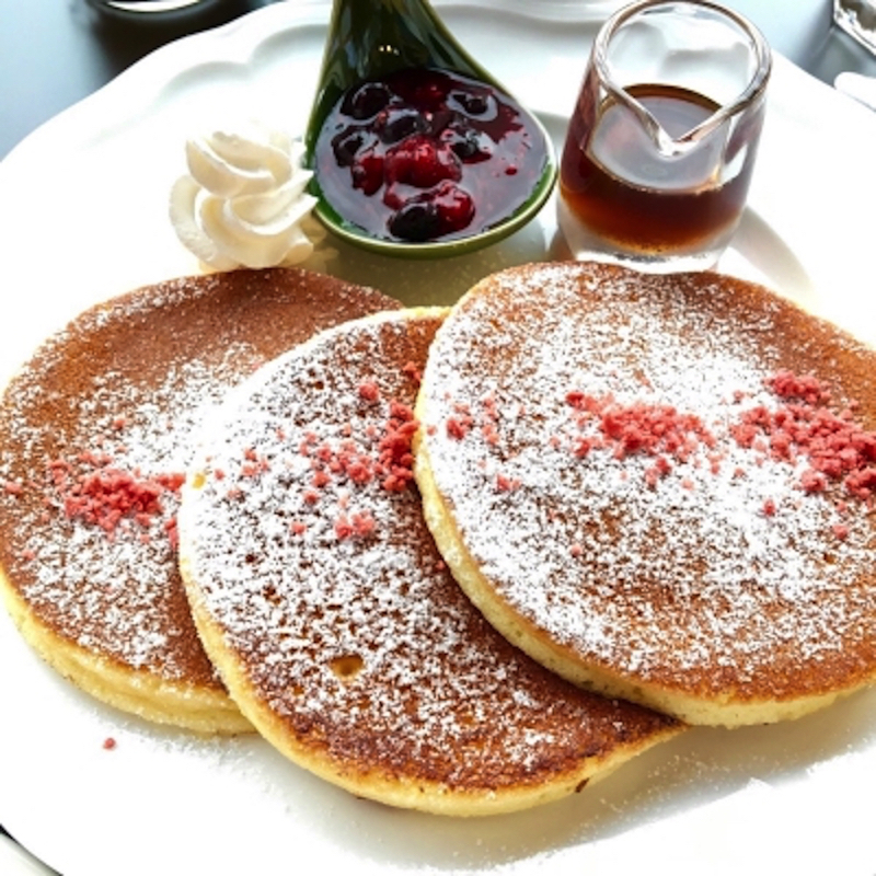 カフェ風の杜のパンケーキ