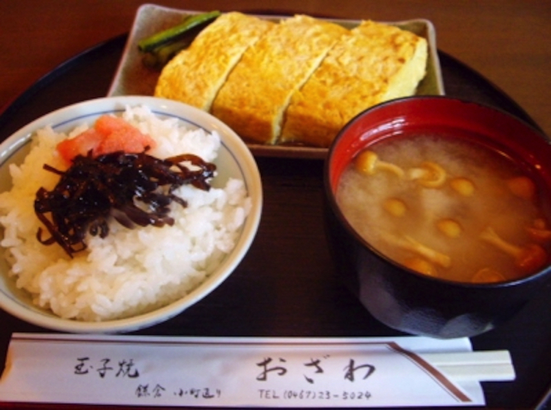 玉子焼 おざわの卵焼き御膳